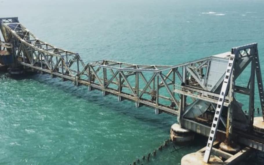 Rameshwaram Ram Setu Landscape Image